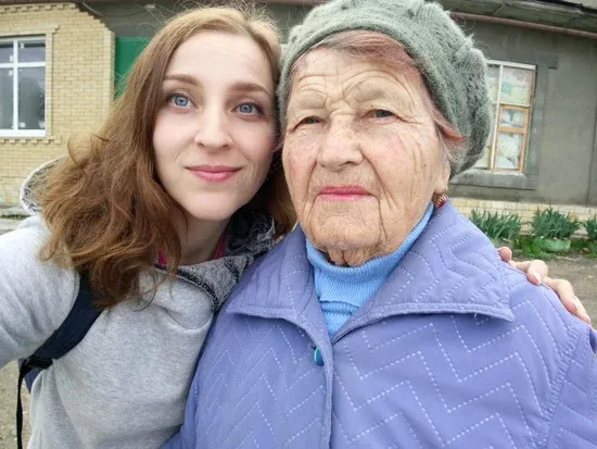 Emily R and her grandmother